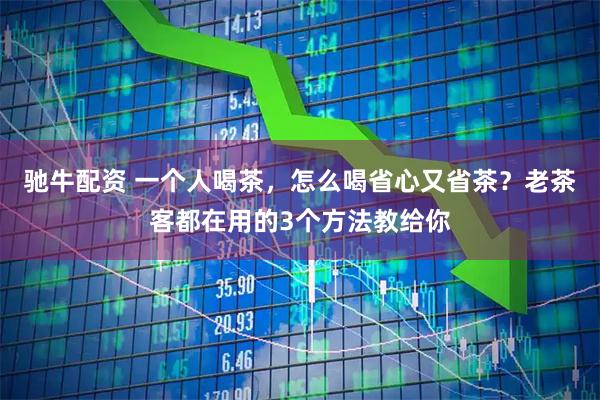 驰牛配资 一个人喝茶，怎么喝省心又省茶？老茶客都在用的3个方法教给你