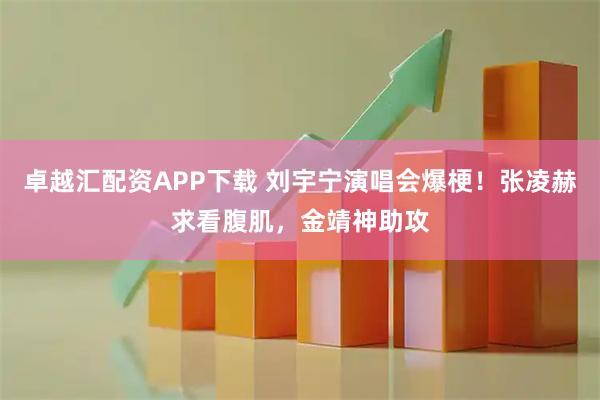 卓越汇配资APP下载 刘宇宁演唱会爆梗！张凌赫求看腹肌，金靖神助攻