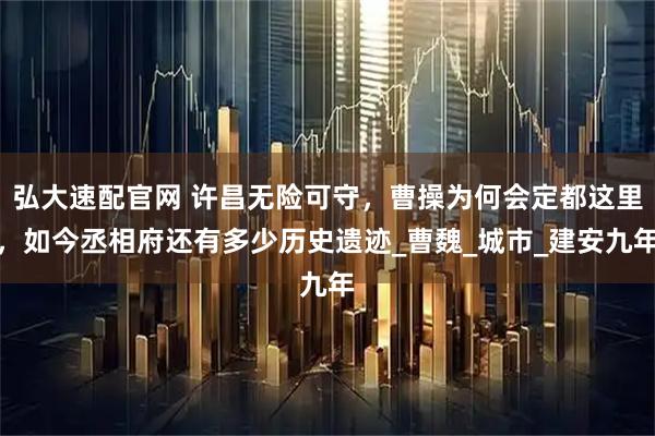 弘大速配官网 许昌无险可守，曹操为何会定都这里，如今丞相府还有多少历史遗迹_曹魏_城市_建安九年