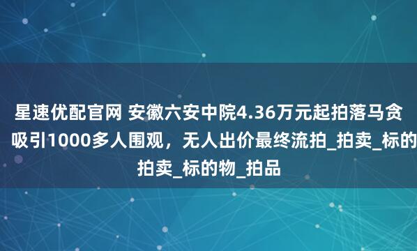 星速优配官网 安徽六安中院4.36万元起拍落马贪官眼镜，吸引1000多人围观，无人出价最终流拍_拍卖_标的物_拍品